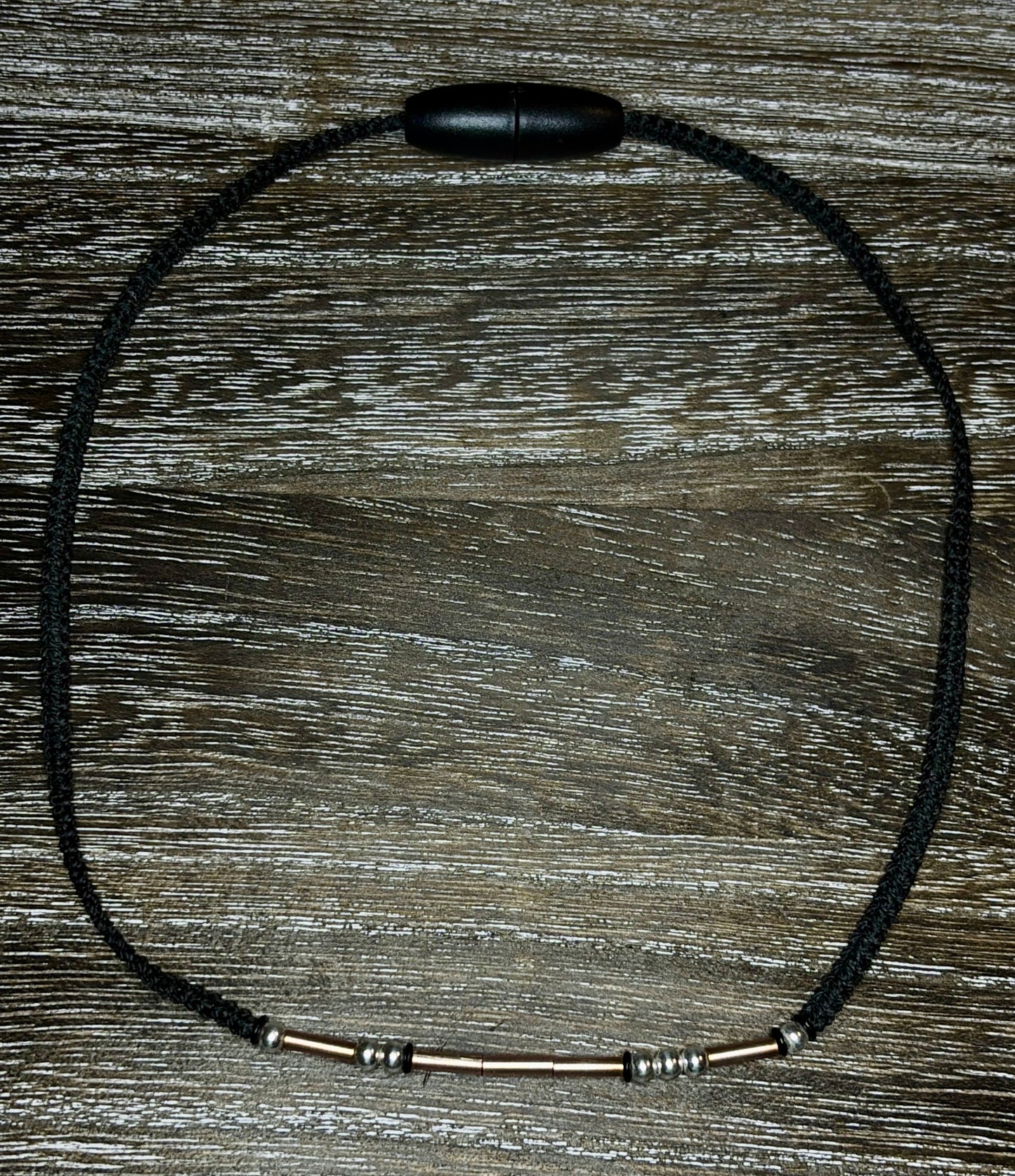 Morse code necklace